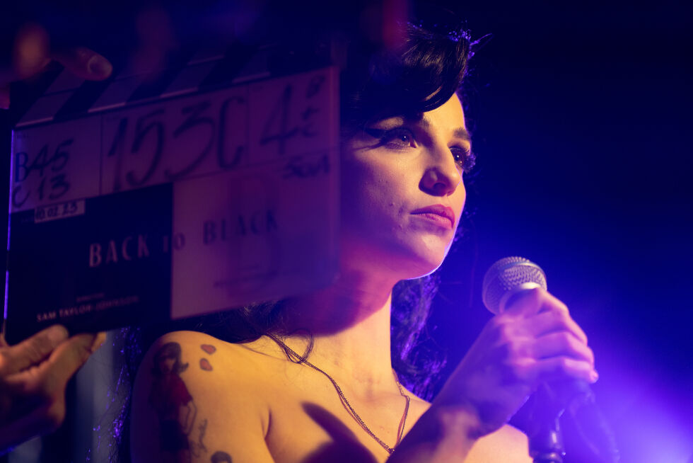 Marisa Abela spiller Amy Winehouse i "Back to black".
 Foto: Ymer Media AS