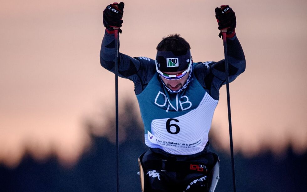 Gikk 2 km for langt: Giuseppe Romele lå an til en overlegen seier på 18 km
 Foto: Lillehammer 2021/Gisle Johnsen